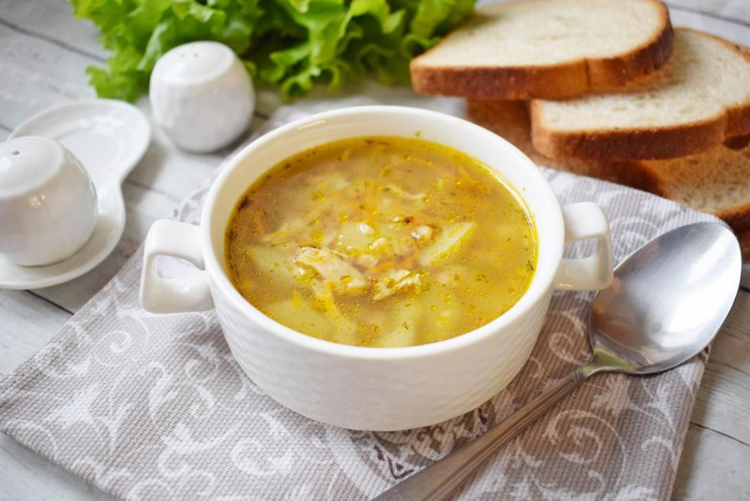 Суп з гречки й курки